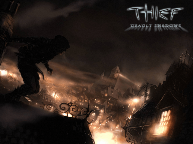 Thief: Deadly Shadows title screen for Xbox